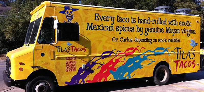 Tila's Tacos | Food Truck Graphics
